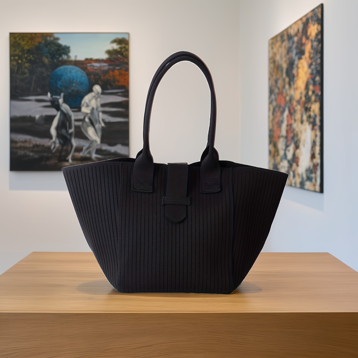 Fleece Shoulder Bag For Autumn And Winter Large Capacity Designer Tote Bag Trendy Handbag