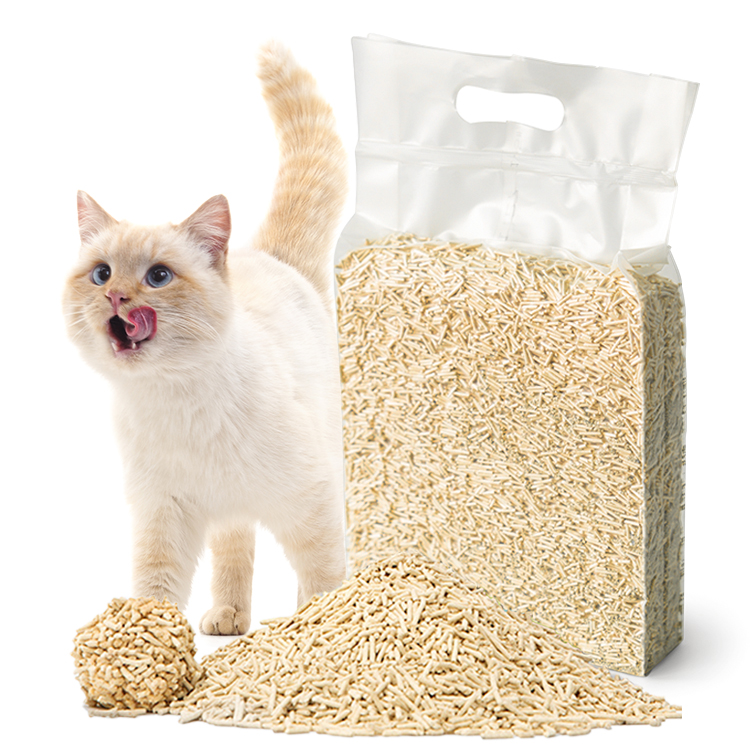 Muawu Wholesale biodegradable, plant cat litter 2kg spot tofu cat litter pet cleaning supplies water-soluble tofu cat litter