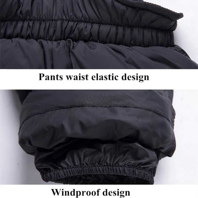 Down Coat boy baby infant girl winter thin down jacket warm kids coat children ski toddler snowsuit clothes Silver waterproof clothing Set H241123