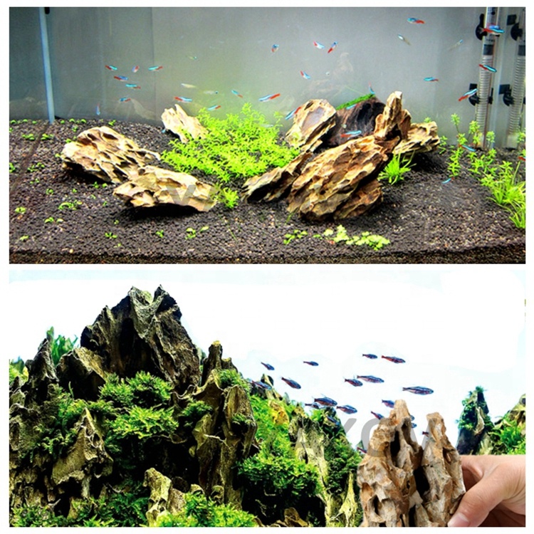 home decoration aquarium landscaping dragon stone 5-50cm