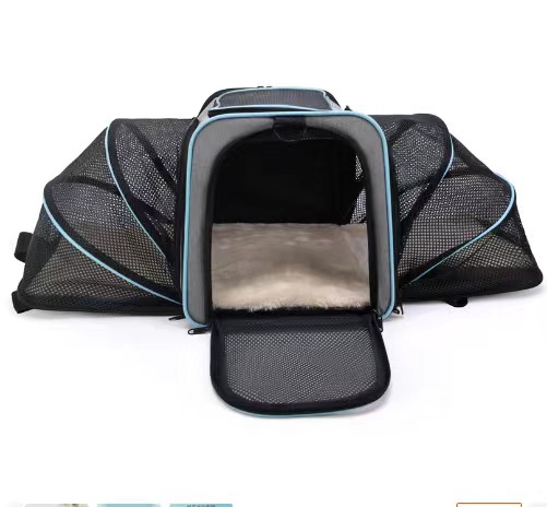 Cat Backpack Universal Pet Carrier Expandable Dog Carrier With 3 Doors For Cats Dogs
