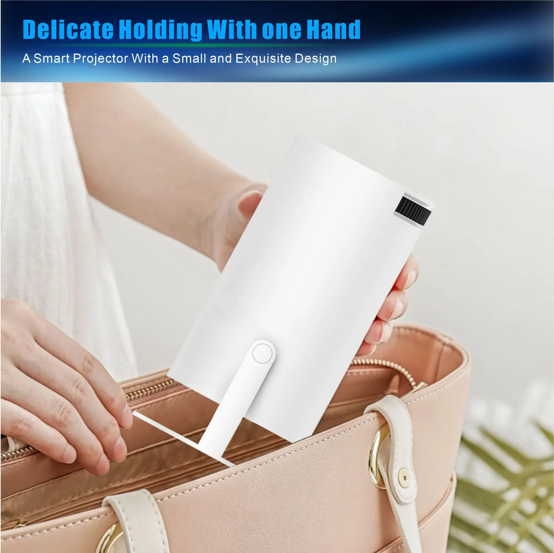 HY300 Pro Projector WiFi6 180 ANSI Android13 4K 130"screen BT5.0 1280 720P T950S Chip Home Theater Outdoor portable