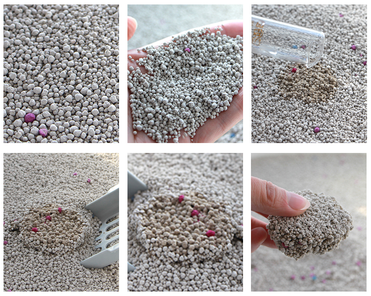 Factory price wholesale bentonite pet litter sand activated carbon adsorption purification 10l top cat litter tofu