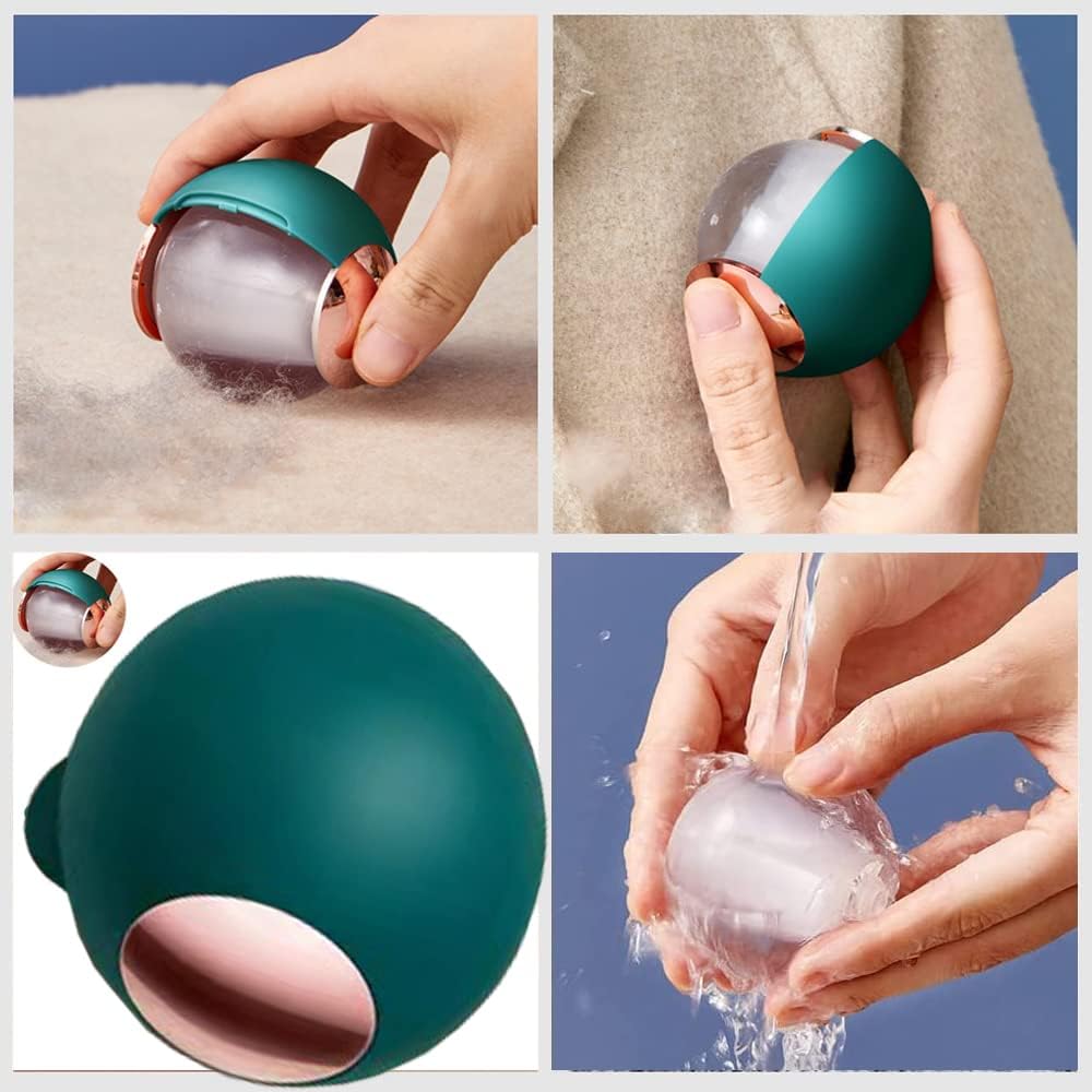 Mini Lint Remover Travel Portable Lint Roller Ball Pet Hair Remover Clothes Fuzz Dedust and Food Scrap Remover Cat Products