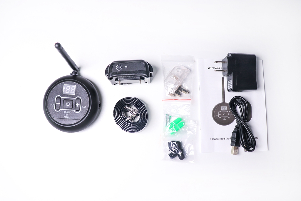 iPetDog New Design Electric Dog Collar Fence System Indoor Outdoor Wireless Dog Fence Shock Pet Training Supplies