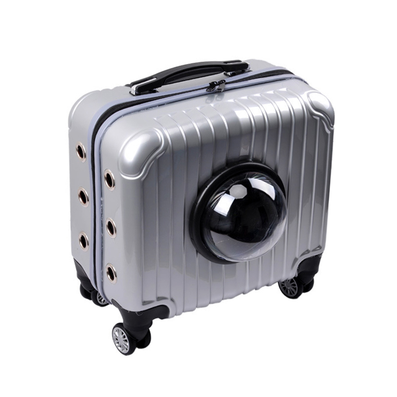 Airline Approved Expandabale Ventilated Pet Carrier Dog Cats Travel Trolley Luggage
