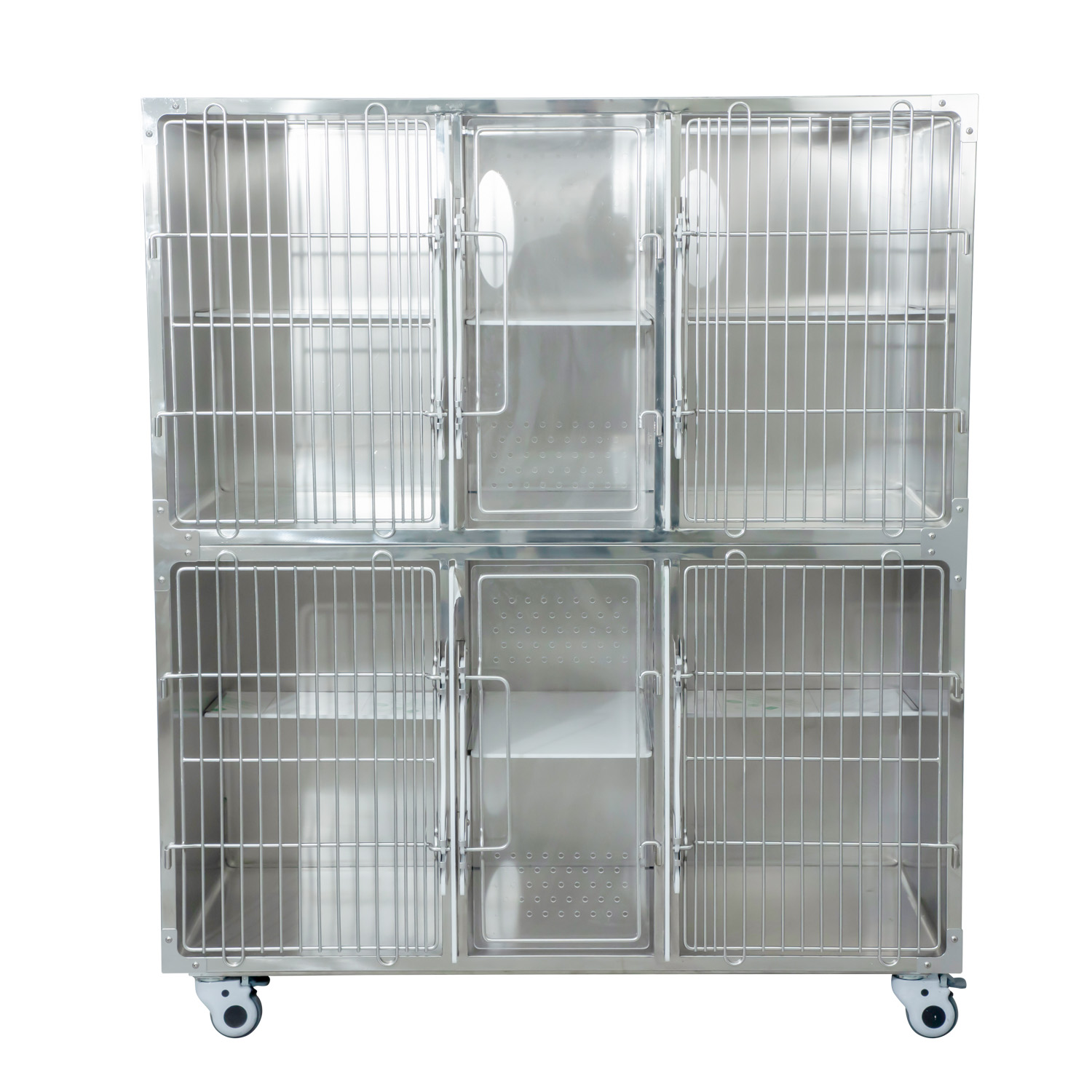 Veterinary cage 304/316 Stainless steel combined dog cat animal cages