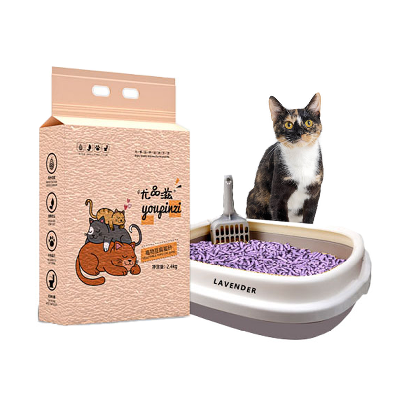 Degradable Tofu Cat Litter Tofu 6L Plant Cat Litter In Stock 4 Flavors Cat Litter