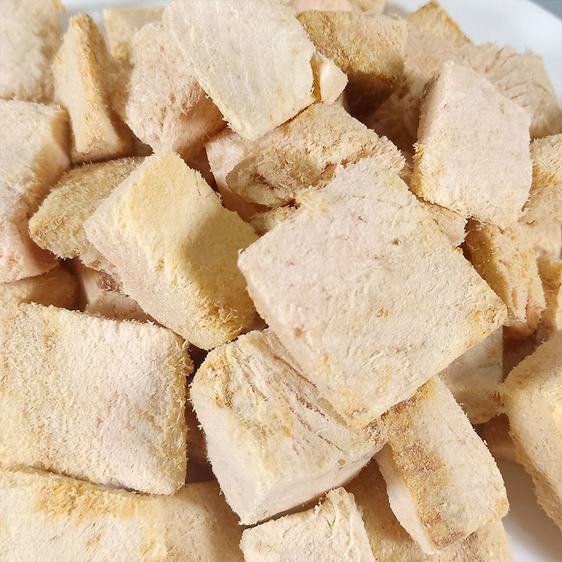 Pet freeze-dried snacks Wholesale bulk bagged goods Freeze-dried cod chunks cat Treats Dog snacks and food