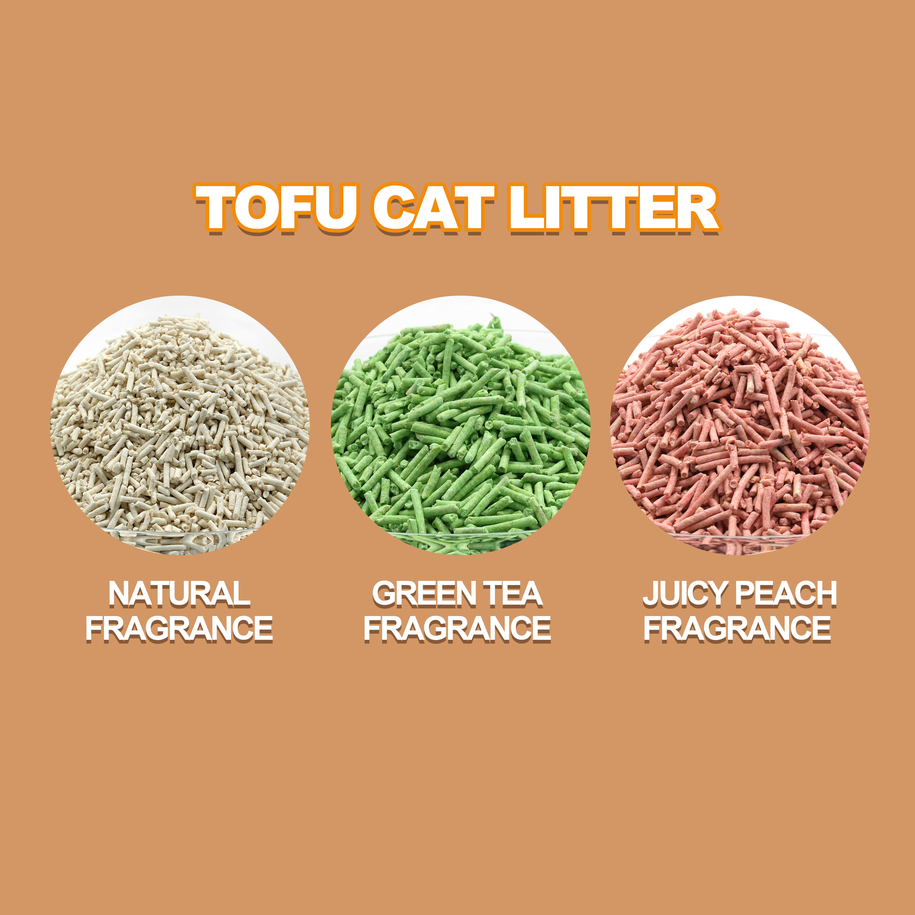 Cheapest Low Dust High Absorption Odor Control Tofu Cat Litter Premium Tofu Cat Sand