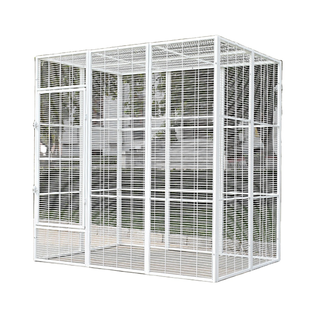 Wholesale parrot budge turkey breeding cage iron cage multi sizes customized sizes thicker tube square