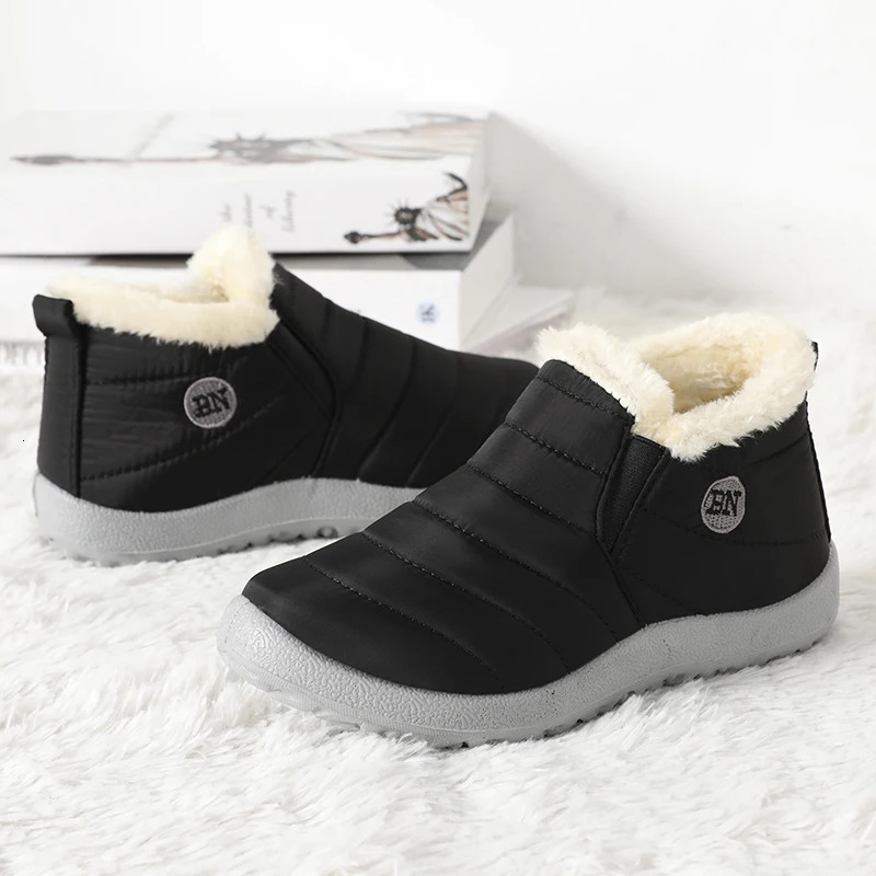 Mens boots snow breathable mens sports shoes hiking shoes platform winter shoes mens ankle boots waterproof mens shoes winter shoes 241126