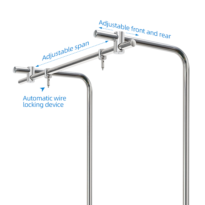 WEEKAQUA DJ-H-H180 Universal aquarium holder hanger bracket 180cm intensification stainless steel aquarium light stand