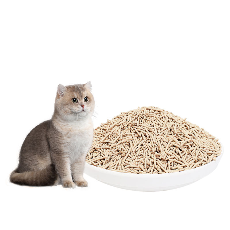 Organic Hypoallergenic Cat Litter Low Dust for Home Use Eco-Friendly Straw Based