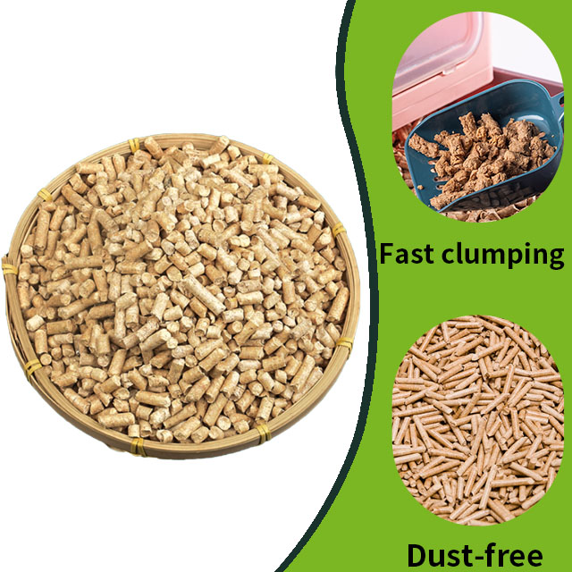OEM ODM Factory Wholesale Kitty Litter Pine Wood Cat Sand Litter