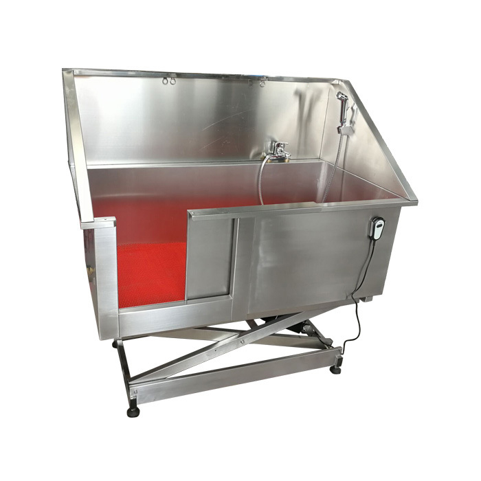 Leshypet Direct Factory Stainless Steel Dog Bathtubs Customized For Pet Grooming Salon Dog Wash Station Dog Bath Machine