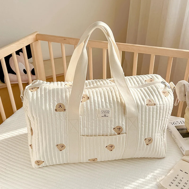 Large Mothers Maternity Mommy Bag Baby Diaper Bags Nappy Organizer for Stroller Portable Travel Luggage Bag Messenger Tote Bags 241126