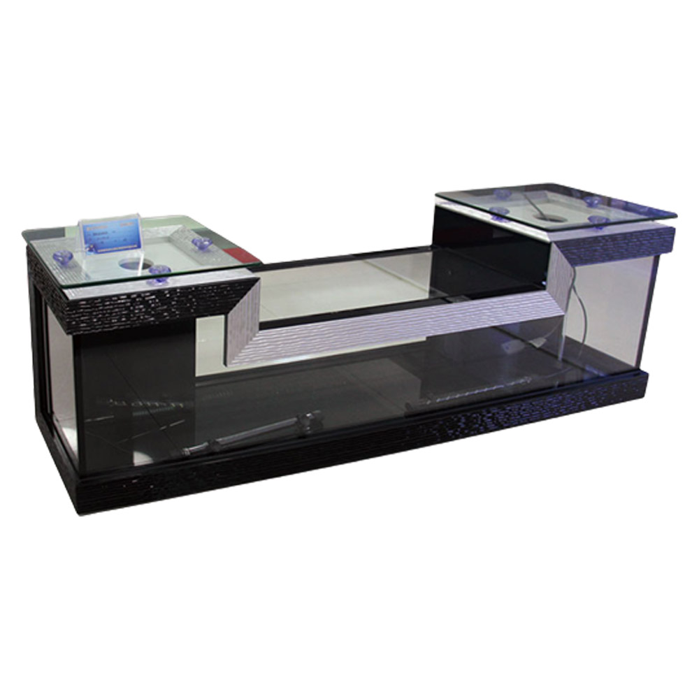 WOLIZE Aquarium Fish Tank Home Use Arowana Koi Fish Landscape Fish Aquarium Tank Home Decoration Glass Square Sustainable 4.5L