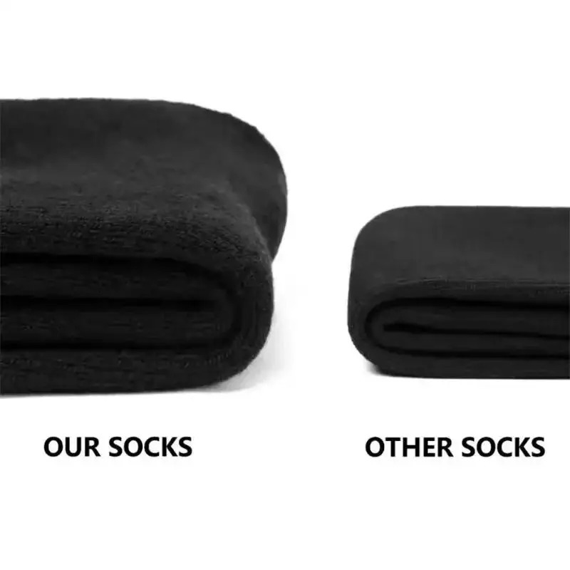 5 pairs/winter wool mens knee socks super thick super soft Merino wool comfortable socks wool ring compression snow socks 241126