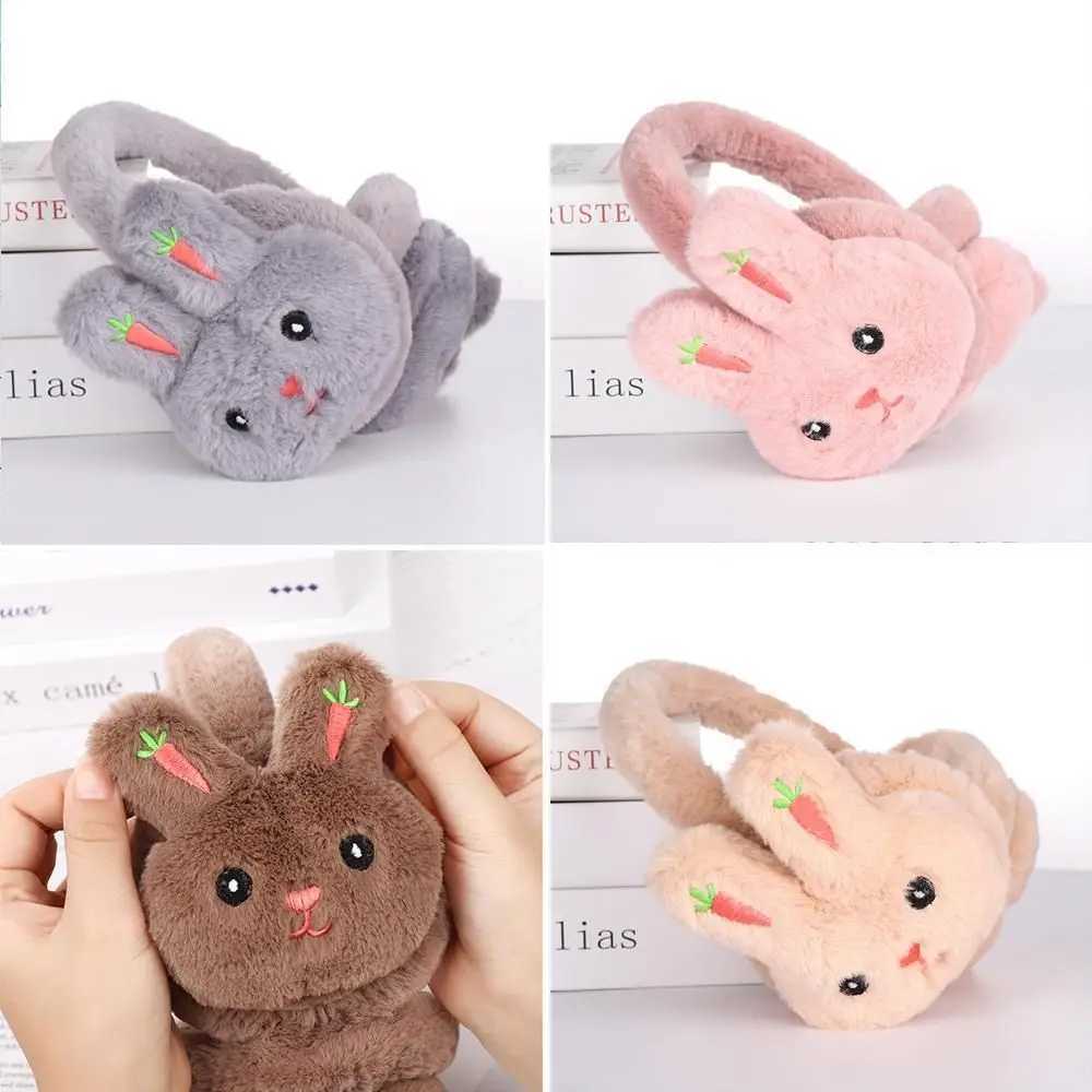 Cartoon Rabbit Winter Warm Earmuffs Plush Thick Soft Ear Cover Ear Protection Warmth Ear Muffs For Aldult KidsXJ241126