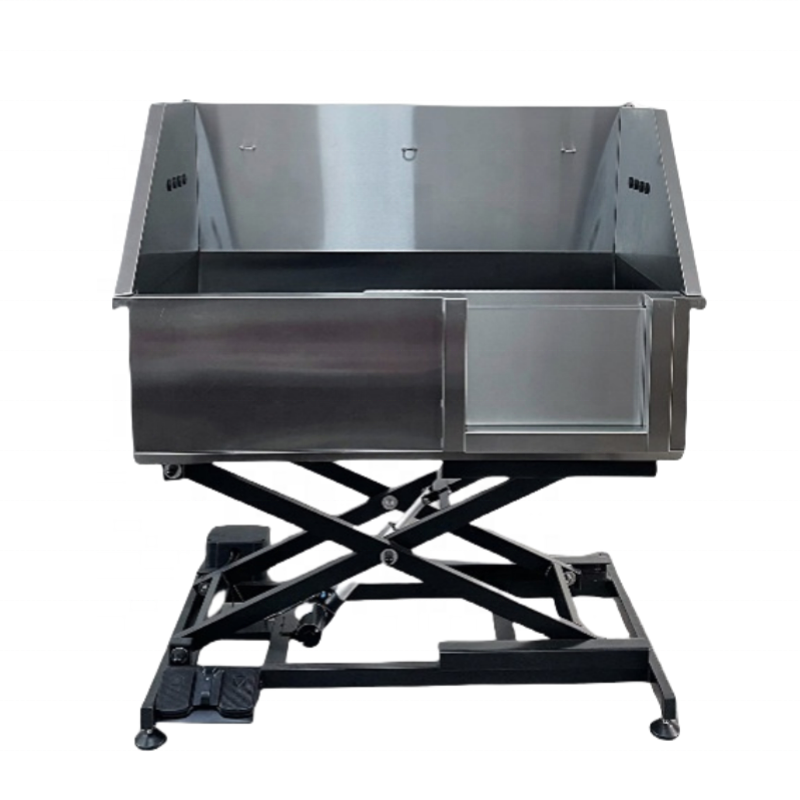USMILEPET Factory Direct Stainless Steel Professional Electric Lift Pet Grooming Tub Dog Bathtub with Electric Lift for Dogs