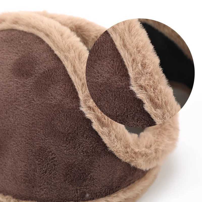 Mens thick fur ear cushions ear cushions for warmth winter accessories W241126