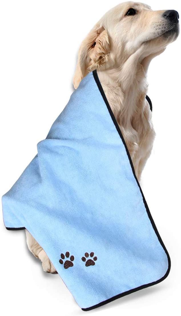 Dog Bathrobe Towel For Dogs Microfiber Drying Bath Pet