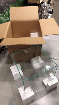 rectangle small acrylic fish tank glass Aquarium with LED lighting Jelly fish Aquarium fish tank