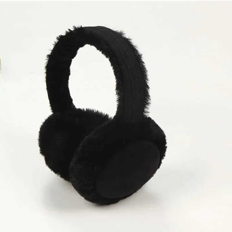Winter Warm Earmuffs for Women Men Soft Plush Ear Warmer Fashion Solid Color Earfl Outdoor Cold Protection Ear-Muffs Ear CoverXJ241126