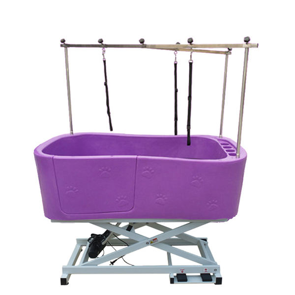 Electric Lifting Height Adjustable Pet Plastic Dog Washing Grooming Bathtub