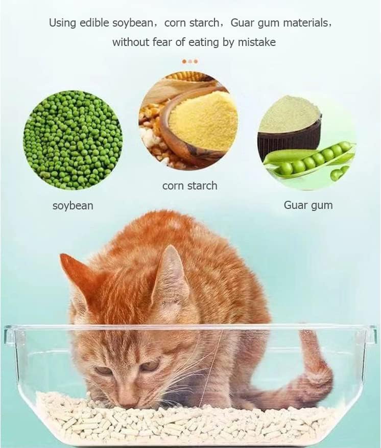 Manufacturers Plant Cat Sand High Quality Low Dust 6L Clumping Crushed Stripe Shape Tofu Cat Litter