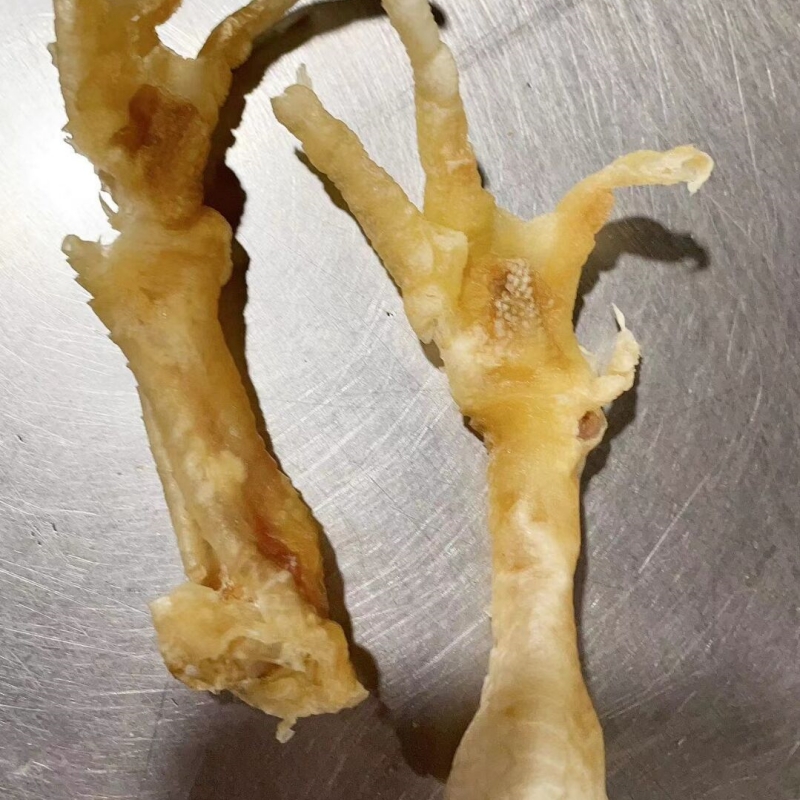 Factory Wholesale High Protein Dry Chicken Feet And Duck Feet Without Bones Pet Treats For Dog
