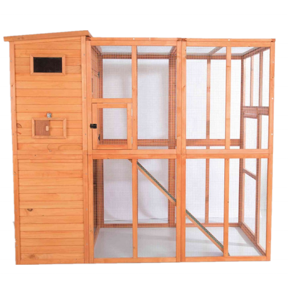 customized weatherproof outdoor cheap large wooden pet cat condo cages