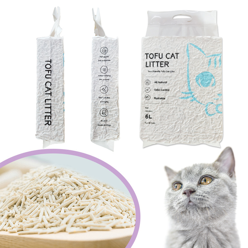 Tofu Cat Litter 1.5mm China Supply Soybean ECO Clean Cat Tofu Litter Sand For Cats