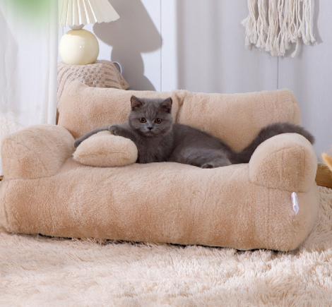 Small dog short plush sofa detachable cat litter cross-border pet supplies