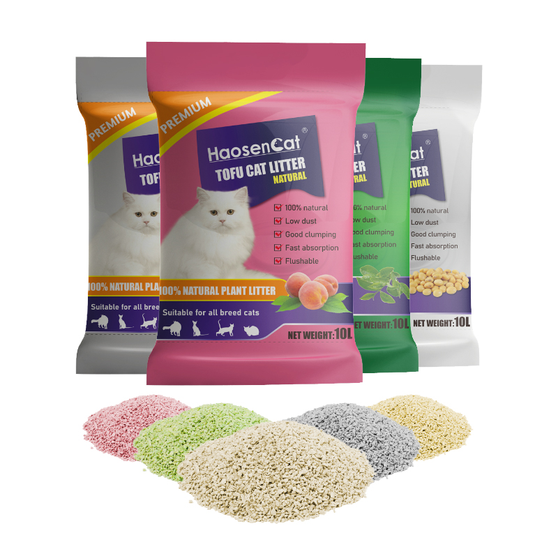 Flushable Stocked Tofu Cat Litter Crushed