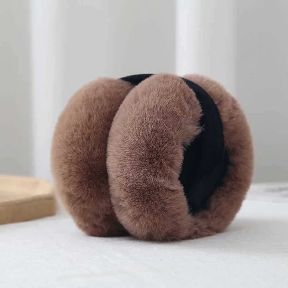 Foldable Earmuffs For Women Winter Warmth Ear Protectors Korean Version Student Imitation Rabbit Hair Thickened Plush EarmuffsXJ241126