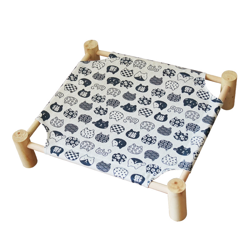 Easy Assembly Portable Pet Hammock Cooling Elevated Pet Bed for Small Dogs Cats