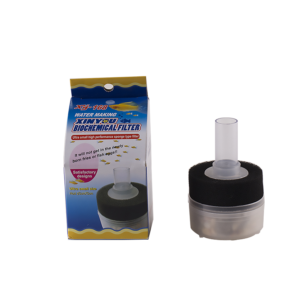 XINYOU Mini Sponge Filter Pump Aquarium Koi Pond Filter Foam Cartridge
