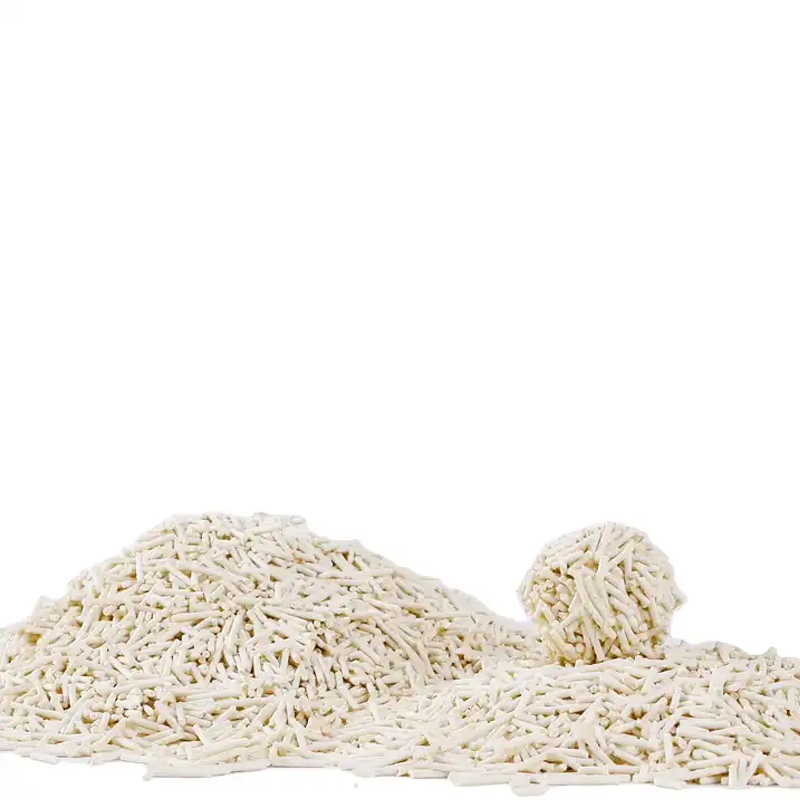 Wholesale customized high quality biodegradable tofu cat litter easy to clump cat products