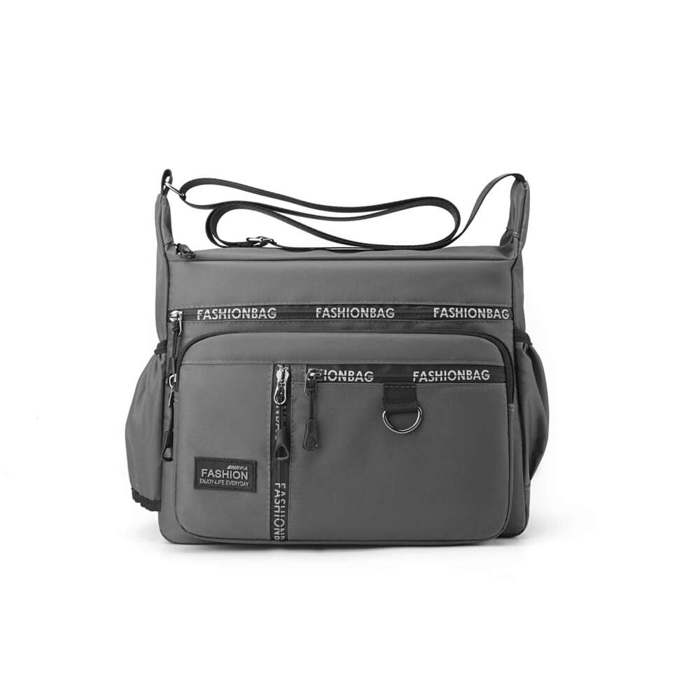 New Cross Bag for Men's Business Travel, Trendy Brand, Simple Single Shoulder Small Backpack 8645
