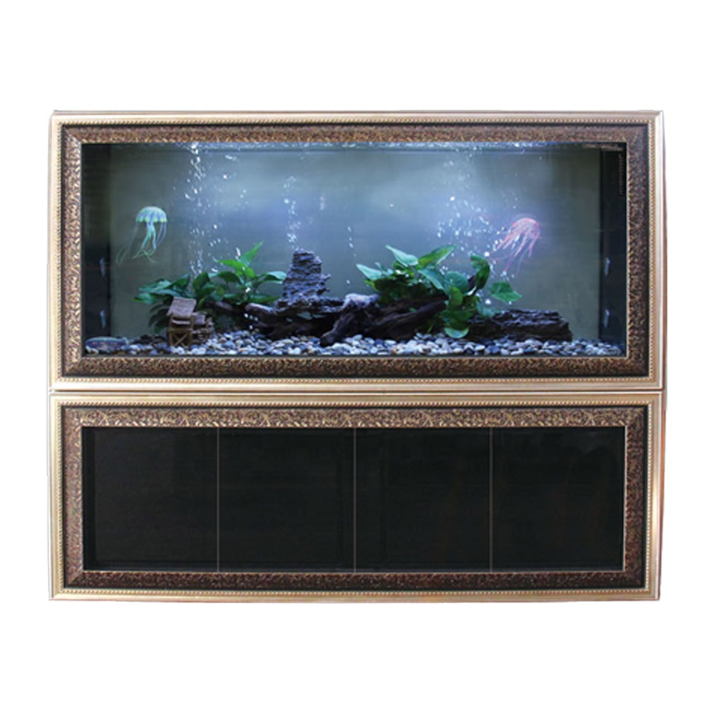 WOLIZE Made In China Aluminum Alloy Aquarium Fish Wide No Border Aquarium Tank
