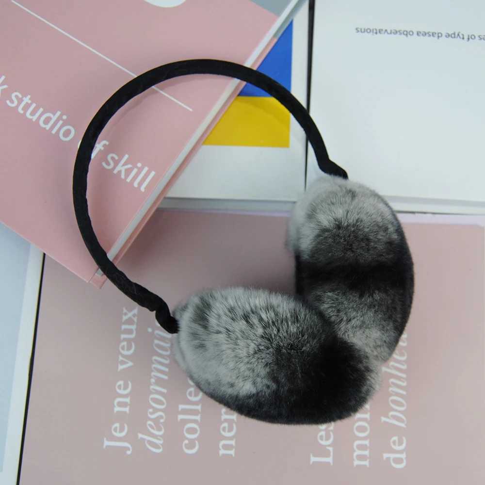 New Rex Rabbit Fur Earrings for Women Fashionable and Warm Earrings Genuine Fur Earrings Soft and Plush Earrings for Women in Winter W241126