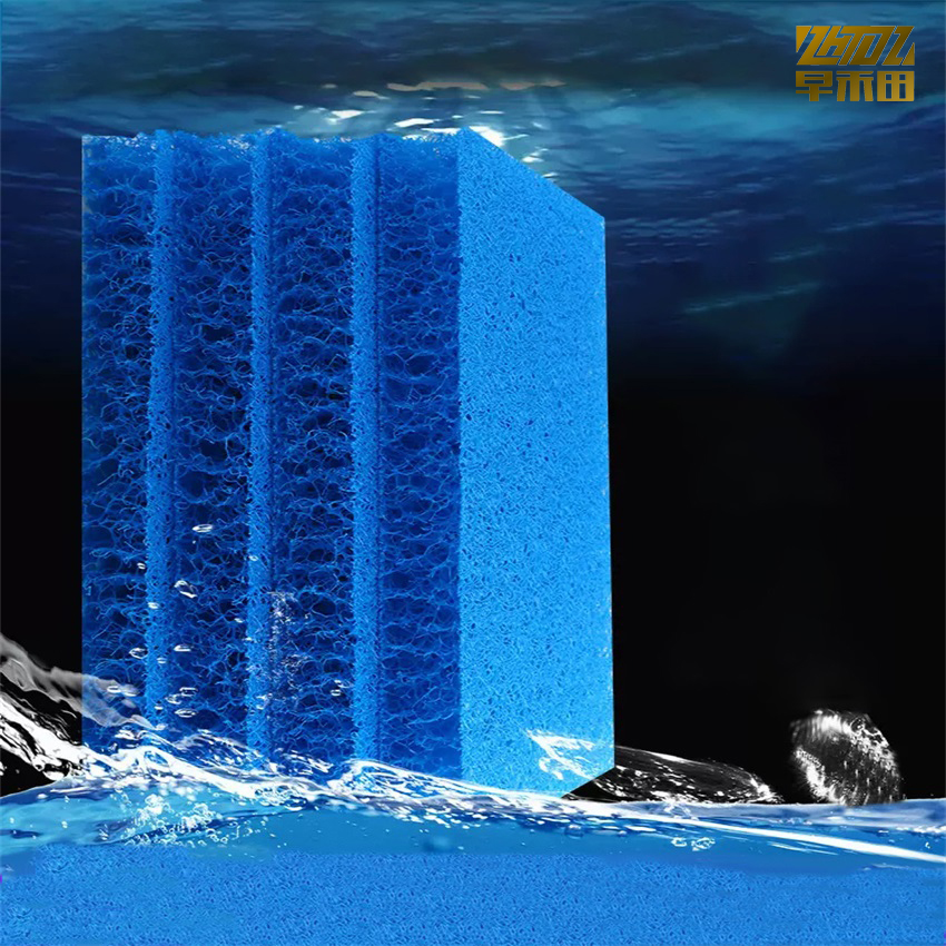 Zaohetian high density anti-corrosion cotton rattan cotton aquatic filter cotton aquarium bio logical filter mat