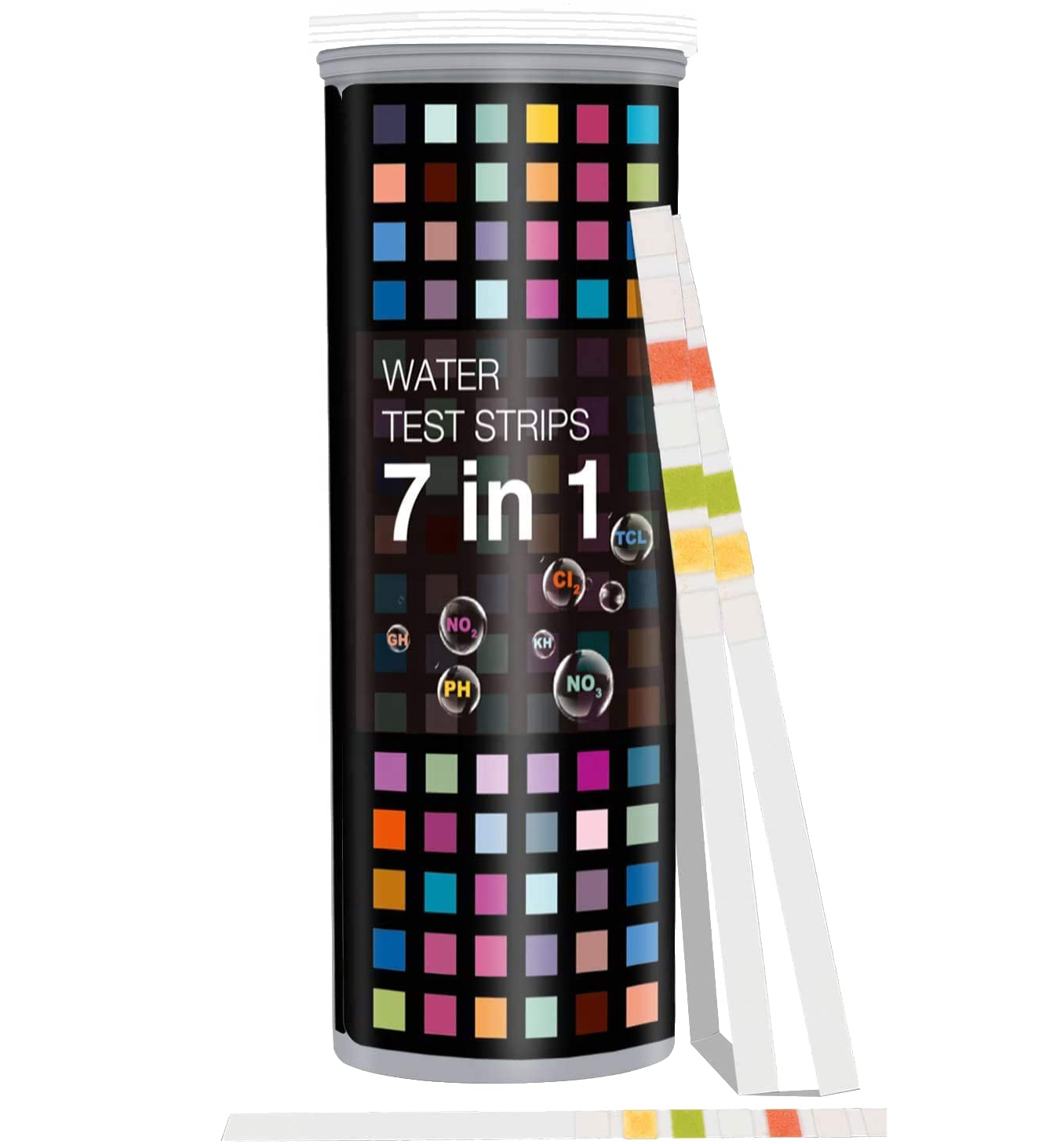 Wholesale 7 in 1 One Step Aquarium Water Quality Test Strips