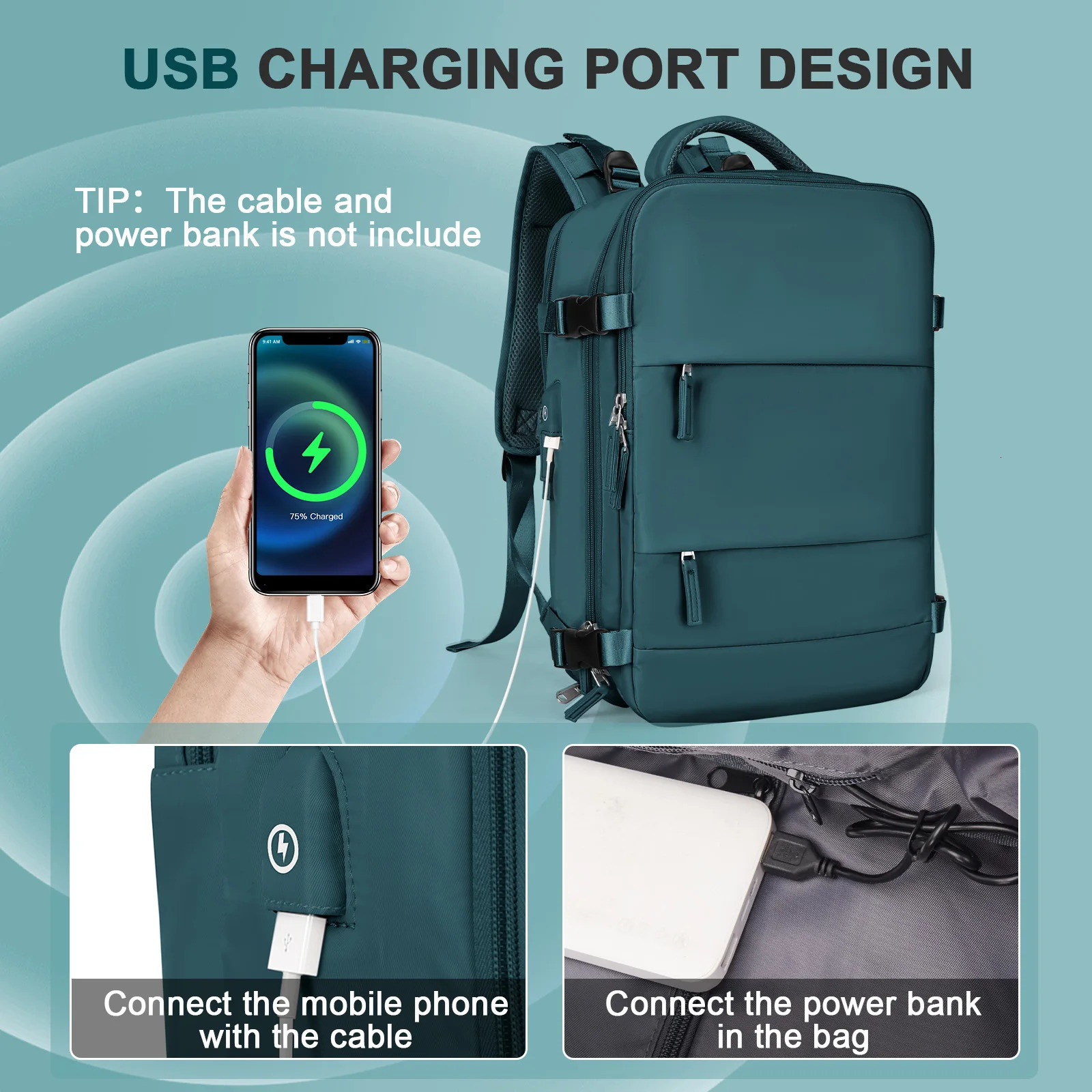Large Travel Backpack For Women Men Carry On Backpack Travel Backpack Carry On Flight ApprovedBackpack For Travel Hikking 241114