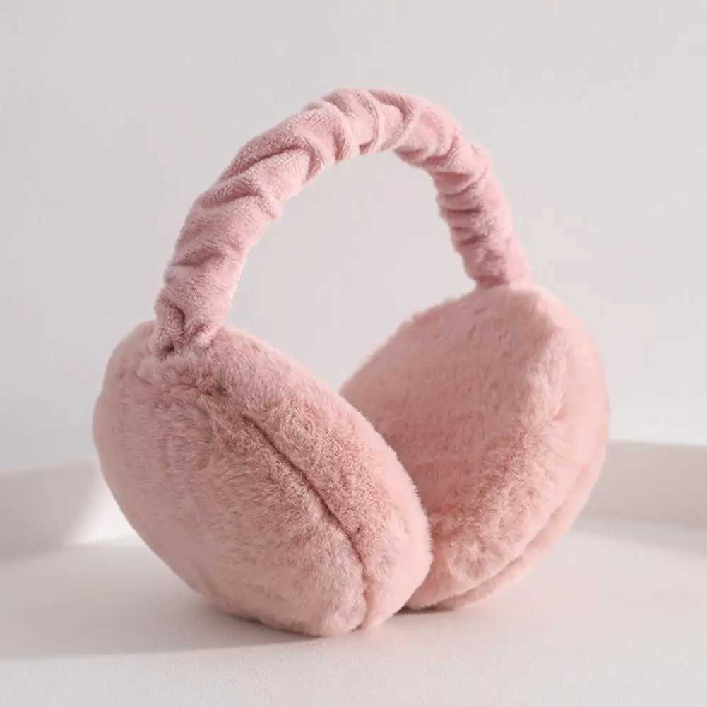 Women Earmuff Warm Keeping Skin-friendly Faux Rabbit Ear Cover Fur Rotating Adjustable Lightweight Lint-free Washable Ear FlXJ241126