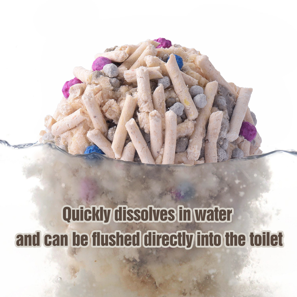 Litter supplier premium mixed fragrance bentonite cat litter export