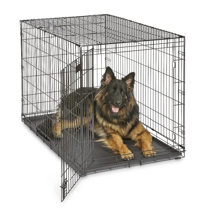 Cheap Foldable Collapsible Metal Kennels Stackable Pet Cages For Large Wholesale Dog Crate