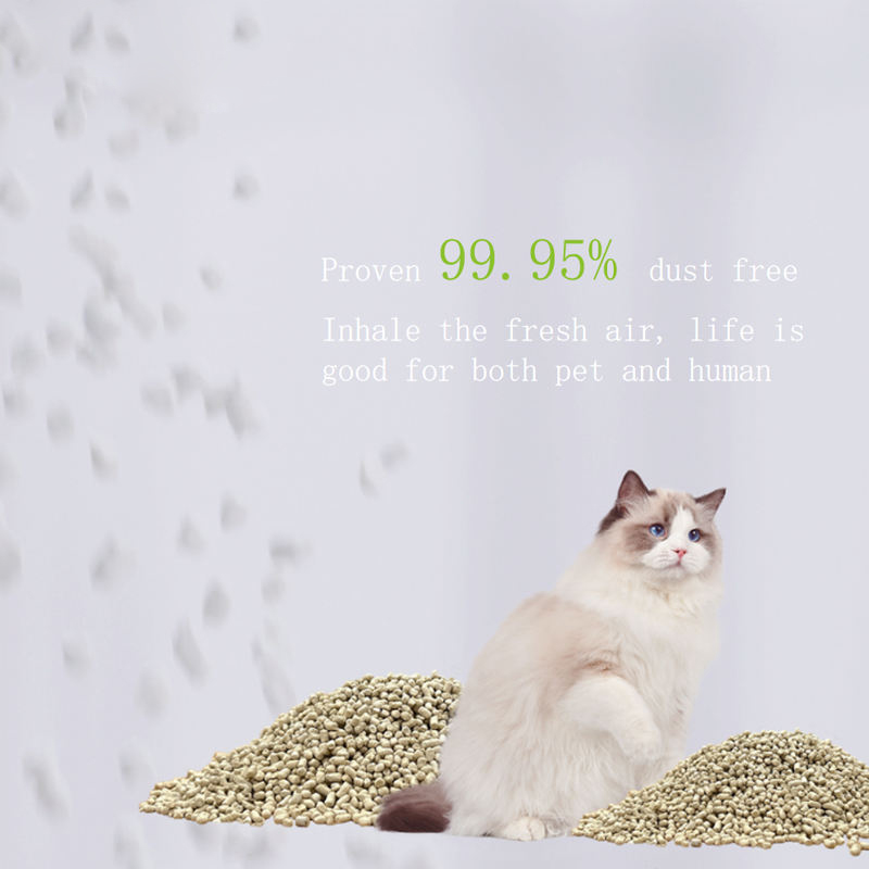 Low Ash Natural Ingredient Natural Cat Litter Mixed Material Natural Cat Litter Durability Natural Cat Litter